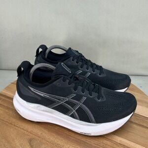 Asics Gel Kayano 31 Black White Silver Running Shoes 1012B670 Womens Size 10